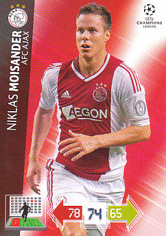 Niklas Moisander AFC Ajax 2012/13 Panini Adrenalyn XL CL #2